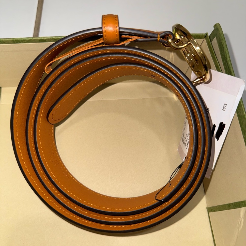 Gucci Blondie Belt Cognac 115cm - Picture 3 of 7